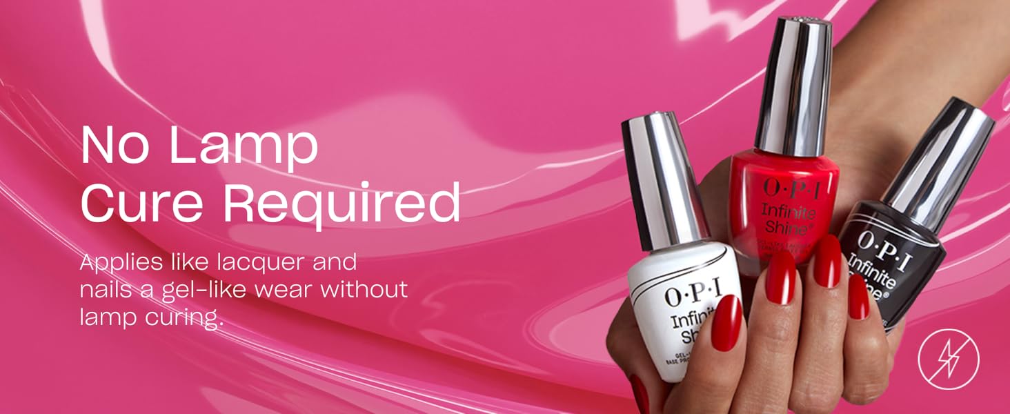 OPI Infinite Shine Long Lasting Nail Polish No Lamp Cure Required Gel-Like Wear No Curing