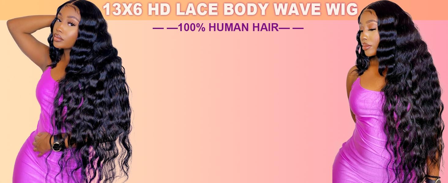 13x6 lace front wigs human hair