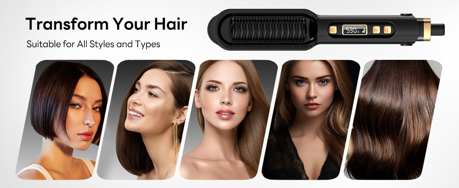 MEKK Hair Straightener Brush