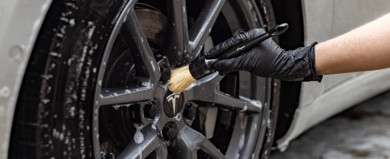 wheel detailing brushes