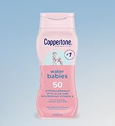 Coppertone WaterBabies Baby Sunscreen Lotion SPF 50, Hypoallergenic