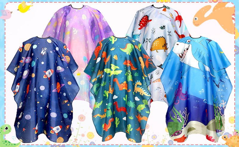 FEBSNOW Kids Hair Cutting Cape