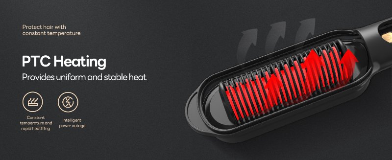 MEKK Hair Straightener Brush