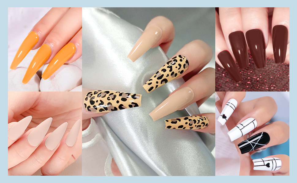 Solid cream gel nail polish
