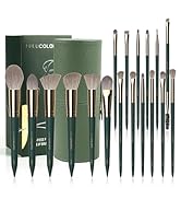 lulucolors wood handle brush green