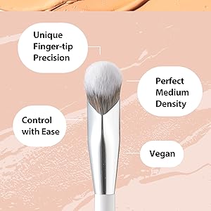Liquid and cream concealer brush by albeaut