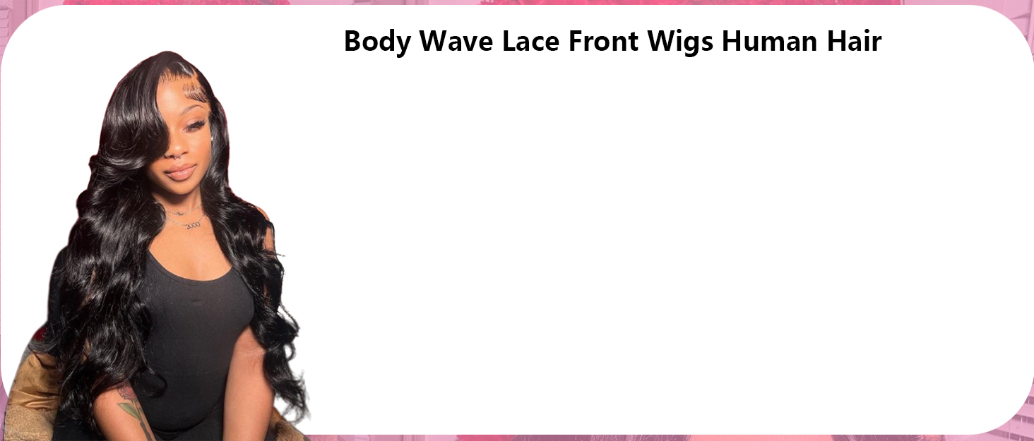 13x4 body wave lace front wigs human hair pre plucked for black women