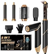 5 in 1 Blow Dryer Brush,Hair Dryer Brush with Detachable Air Styler,Negative Ionic Magic Hair Sty...