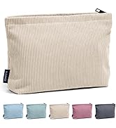 MAANGE Cosmetic Bags for Women Small Makeup Bag for Purse Corduroy Makeup Pouch Travel Makeup Bag...