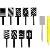 11 Piece Magnet Nail Art Polish Tool Set, Cat Eye Gel Polish 3d Gel Nails Cat Eye Plastic Tool-Su...