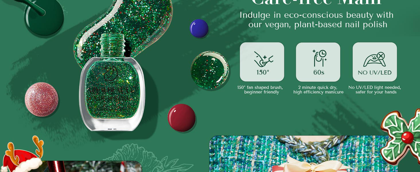 green nail polish