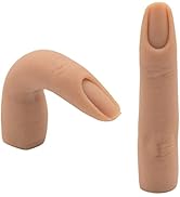 Silicone Practice Fingers for Acrylic Nails, Silicone Fake Finger to Practice Fake Nails for DIY ...
