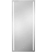 Pibbs 9330 Cleo LED Professional Full-Length Salon Mirror from, Built-in Dimmable LED Lights on S...