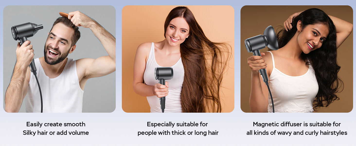 compact small size hair dryer diffuser
