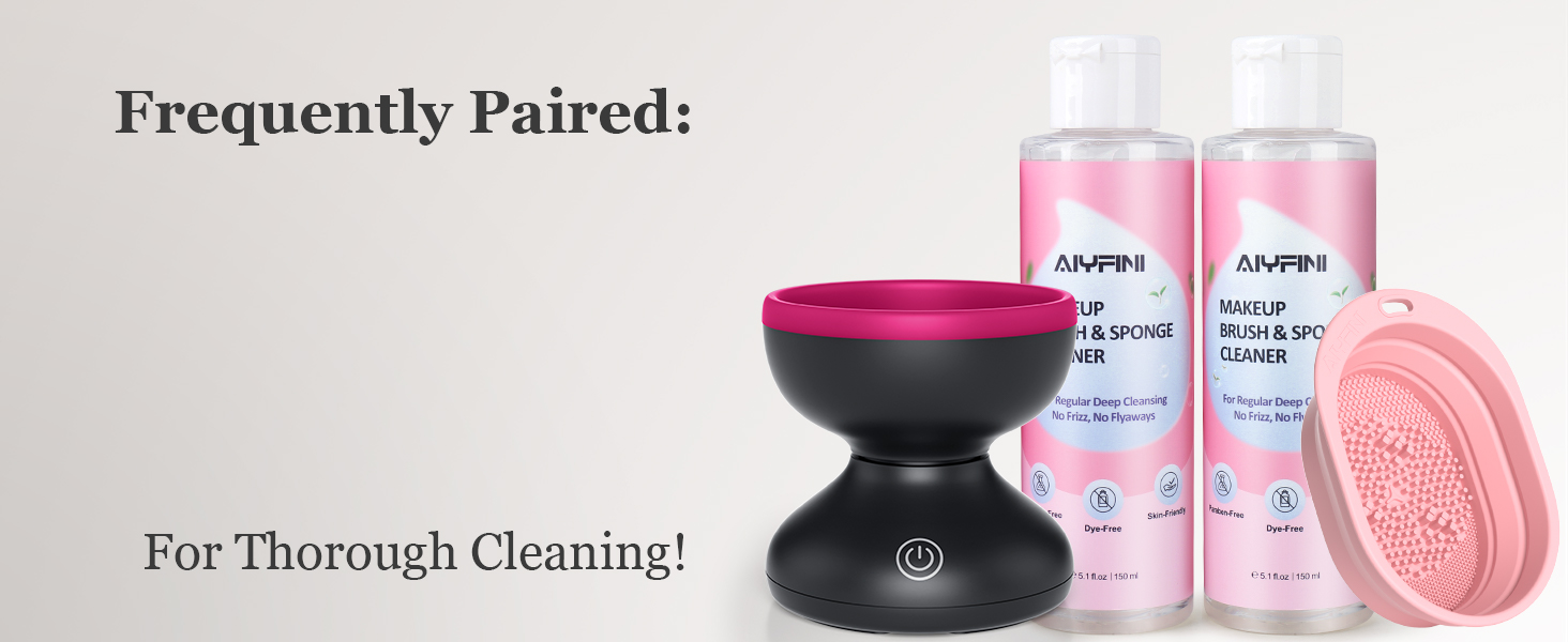 for thorough cleaning makeup brush cleaning kit