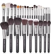 Docolor Professional Makeup Brush Set 29Pcs Makeup Brushes Valentines Day Gifts Premium Goat Synt...
