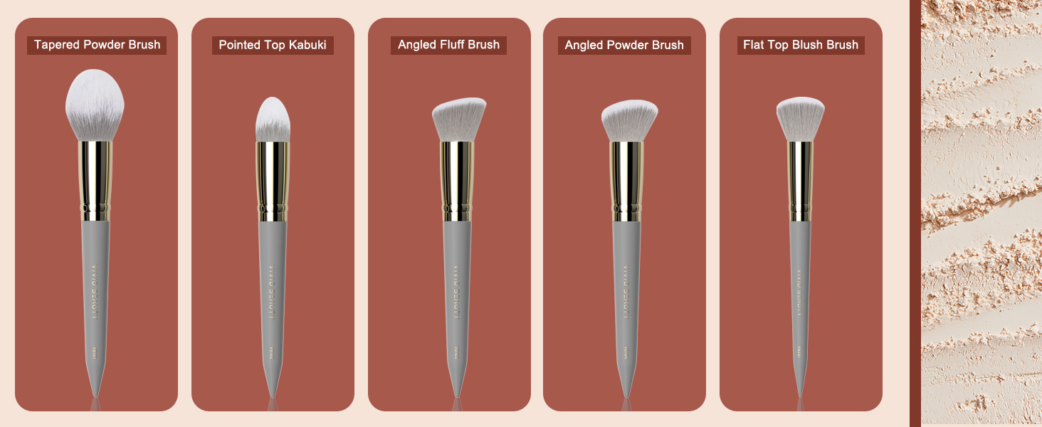 dense makeup brush set