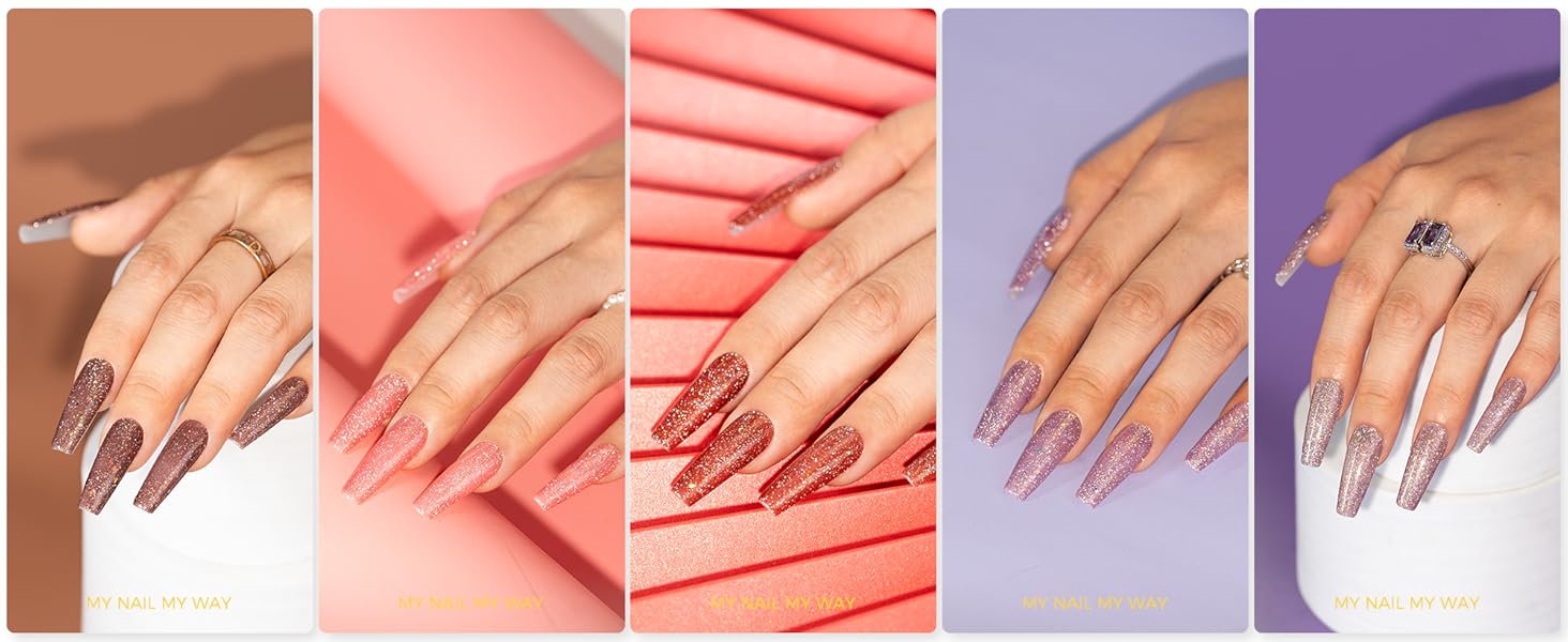 BURANO Reflective Glitter Gel Polish