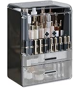 DASITON Makeup Organizer for Vanity,Large Capacity Skincare Organizers,Dustproof Makeup Storage B...