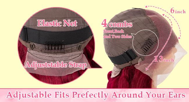 13x6 Body Wave HD Lace Frontal Wigs Human Hair Pre Plucked