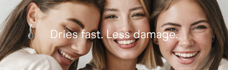Conair Hair Dryers. Dries Fast. Less damage.