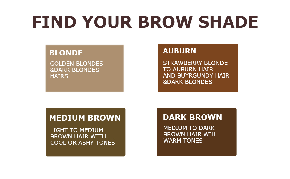 Eyebrow ⁢stamp stencil kit