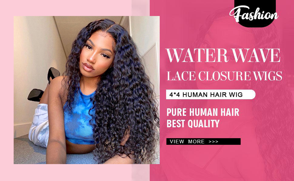 human hair wigs water wave