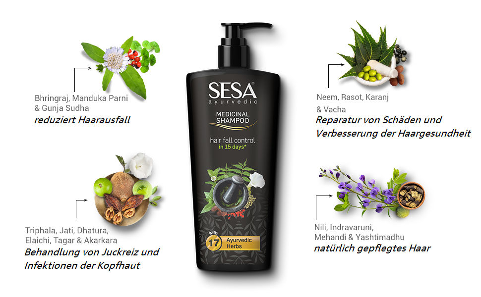 Sesa ayurvedic shampoo 500ml benefits of ingredients