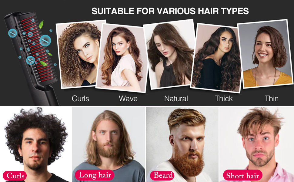 Hair Straightener Brush