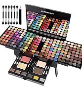 CHARMCODE 190 Colors Cosmetic Make up Palette Set Kit Combination with Eyeshadow Facial Blusher E...
