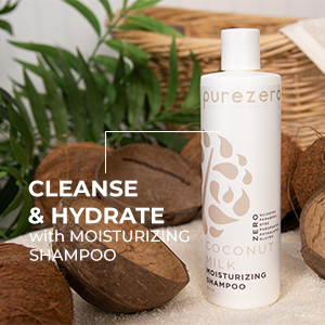 Coconut milk shampoo for dry curly hair vegan shampoo