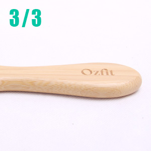 Bamboo natural boar hair brush