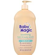 Baby Magic Soothing Hair & Body Wash, 30 Fl Oz (Pack of 1) | Vanilla & Oat