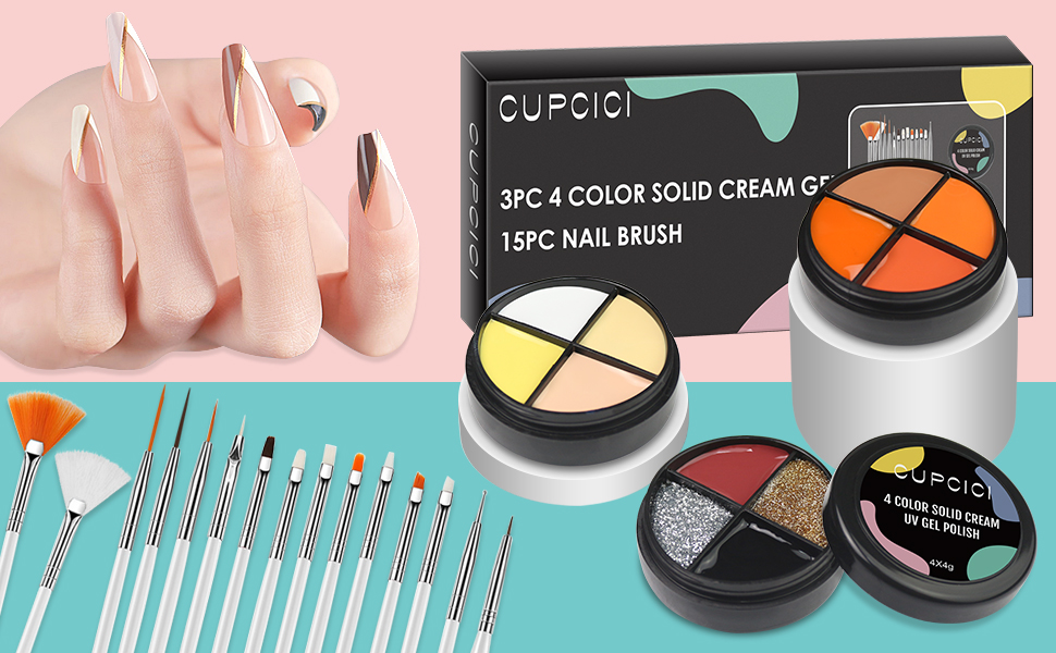 Solid Cream Gel Polish