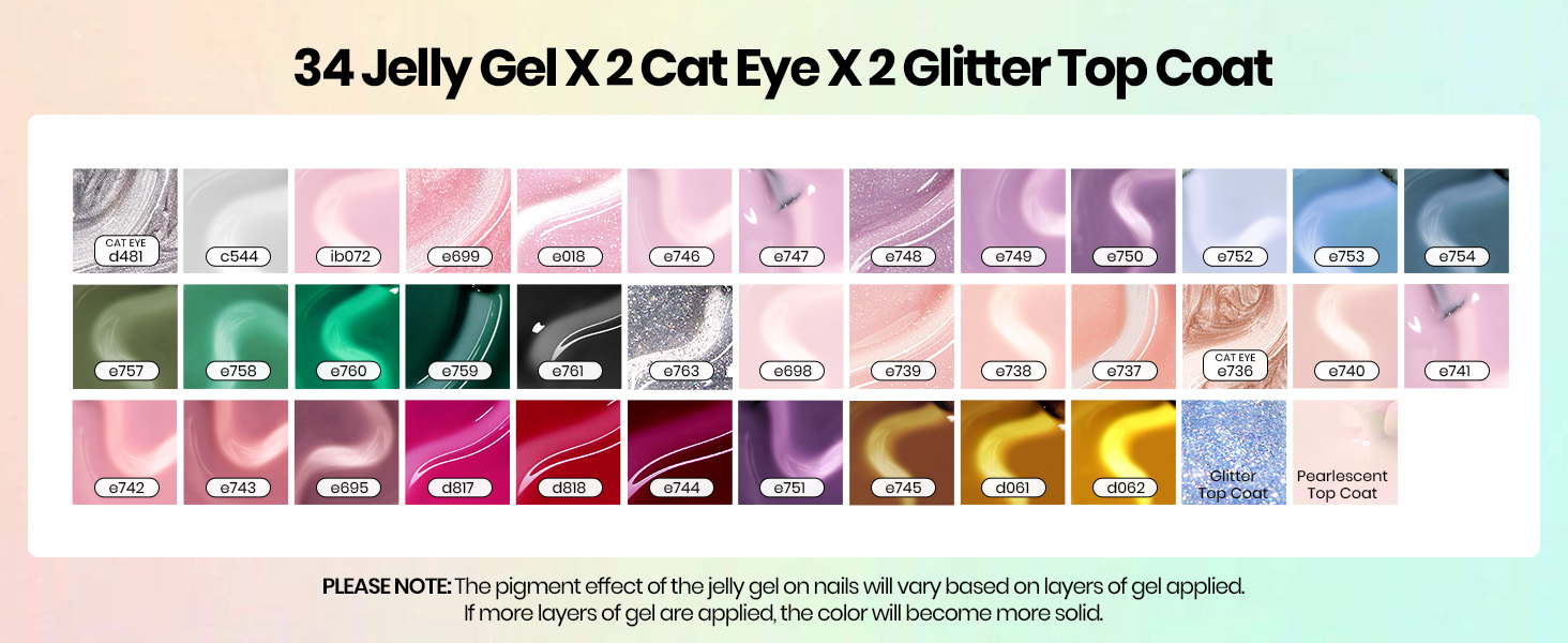 Gel Nail Polish Set