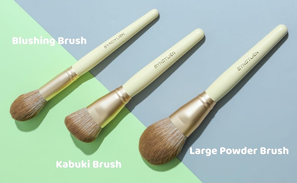 Large Powder Brush Angled Kabuki Brush Blush Brush