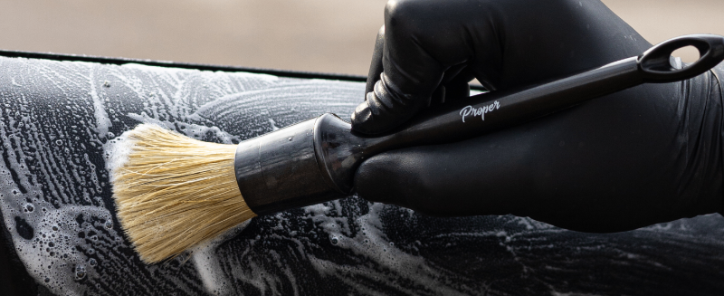 car detailing brush set