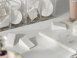 reusable foam wedges, easy to clean
