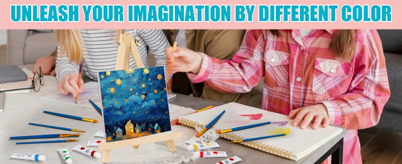 12 Colors Rich And Bright Acrylic Paint