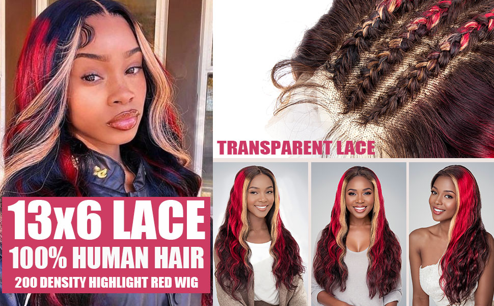 13x6 Body Wave Lace Front Wigs Human Hair Pre Plucked Glueless Wigs Human Hair