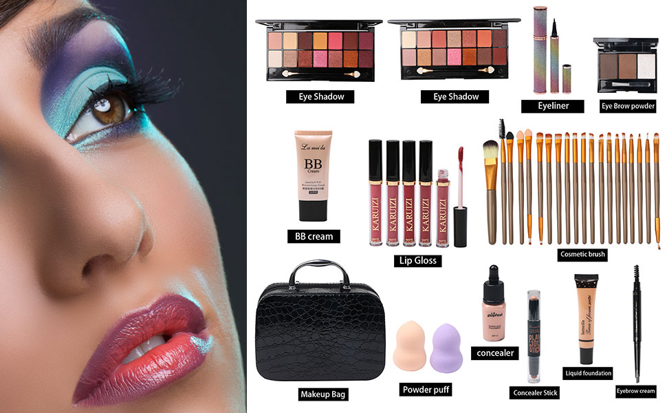 MTDXILTAI All in One Makeup Kit for Makeup storage bag