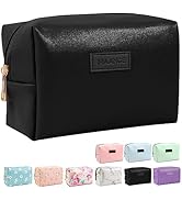 MAANGE Small Makeup Bag For Purse, Travel Cosmetic Bag Makeup Pouch PU Leather Portable Versatile...