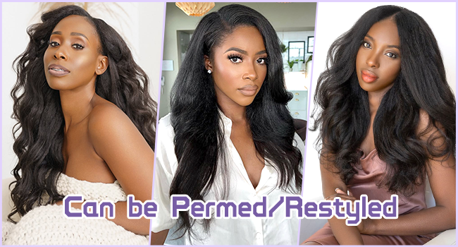 human hair yaki straight bundles