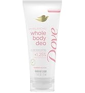 Dove Whole Body Deodorant Aluminum Free pH Balancing Cream Raspberry & Rose for 72h Odor Control ...