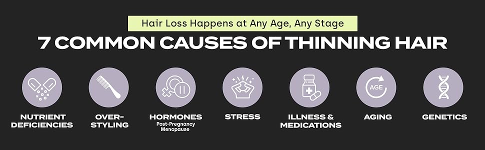 Reasons for thinning hair
