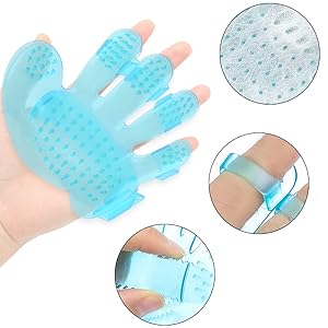 Pet bath comb brush 