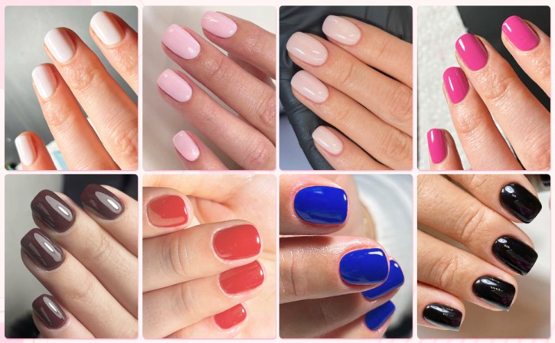 press on nails square