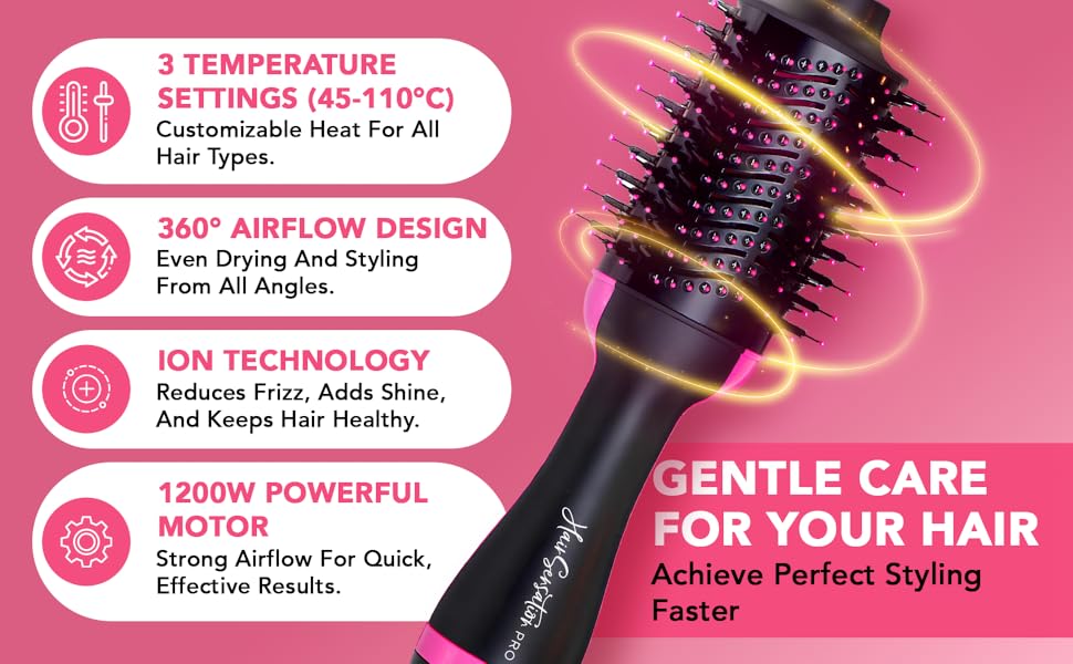 Blow dryer brush