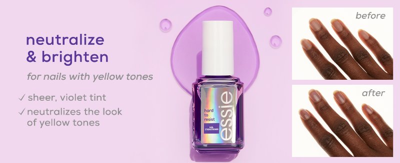 neutralize and brighten for nails with yellow tones
