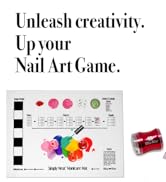 Stamping Nail Art Tool Kit - Manicure Mat, Latex Peel Barrier, Cotton Grabber, Silicone Stamper